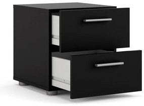 Черно нощно шкафче Pepe - Tvilum