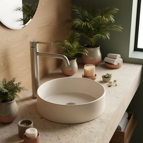 Смесител за мивка Rea Foster Brush Nickel High