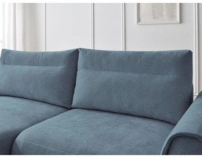 Син ъглов диван Aden – Bobochic Paris