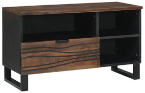 Sonata H ТВ шкаф 80x33.5x46 см от масивно дърво и инжекционно дърво