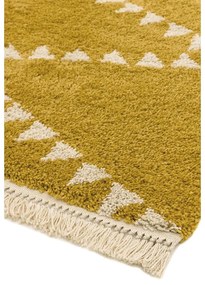Килим в цвят горчица 160x230 cm Rocco – Asiatic Carpets