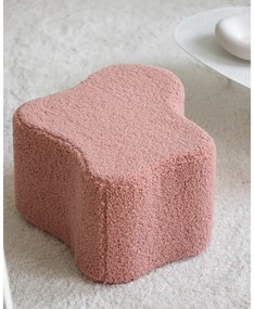 Розов детски пуф от букле Cloud – Wigiwama