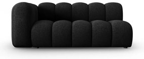 Черно-антрацитен модулен диван (ляв ъгъл) Lupine – Micadoni Home