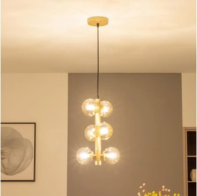 Brilagi - LED Пендел MILLA 6xG9/3W/230V златист