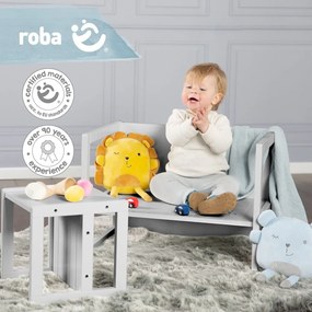 Сив детски стол – Roba