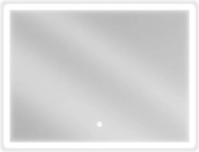 Mexen Navia осветено огледало за баня 80 x 60 см, LED 6000K, анти-пара - 9803-080-060-611-00