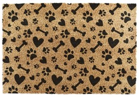 Изтривалка от кокосови влакна 60x90 cm Paws and Bones – Artsy Doormats
