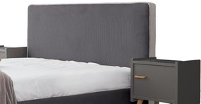 Тапицирано легло Ritz-Anthraki-90 x 200-Χωρίς μηχανισμό ανύψωσης