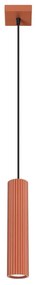 Висящо осветително тяло в тухлен цвят Gleam – Sollux