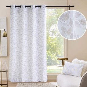 Бяло перде 140x260 cm Duchesse – douceur d'intérieur