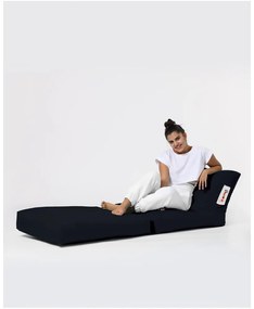 Черен градински пуф за сядане Siesta – Floriane Garden