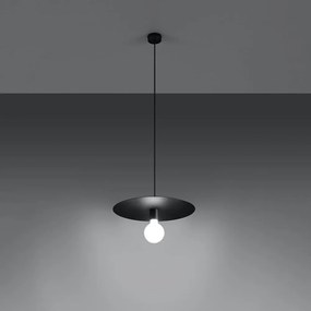 Черно висящо осветително тяло ø 40 cm Livago – Nice Lamps