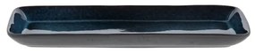 Поднос за сервиране керамична тава 14x38 cm Gastro Dark Blue/Black – Bitz