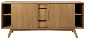 Нисък скрин от дъб 180x84 cm Marte - Actona