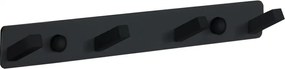 Mexen четворна закачалка за кърпи, черна - 709174-70
