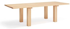 Трапезна маса с плот от борова дървесина 100x260 cm Banda - Teulat