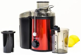 Сокоизстисквачка Royalty Line PJ-19001, 700W, 2 скорости+Pulse, 0.450 ml, Система против капене, Червен