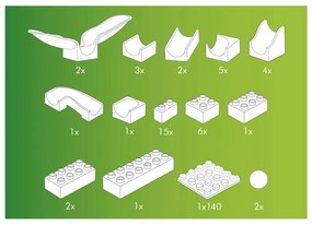 Удължение с люлка за писта за топка - Hubelino