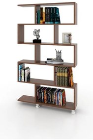 Библиотека за книги от орехово дърво Garetto Nilufer Nilüfer - Elegance