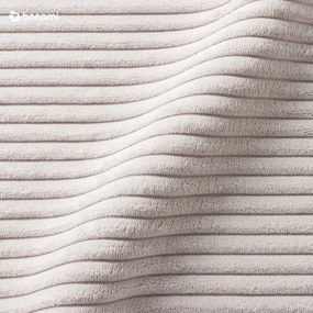 Бежово двойно легло 160x200 cm тапицирано с място за съхранение с включена подматрачна рамка Mattis Cord – Meise Möbel