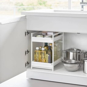 Бял метален допълнителен рафт 30x42 cm Tower – YAMAZAKI