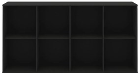 Черна модулна система от рафтове 136x69 cm Mistral Kubus - Hammel Furniture