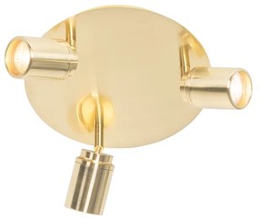 Модерен баня прожектор месинг 3-светлина IP44 - Ducha