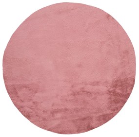 Розов килим Fox Liso, Ø 120 cm - Universal