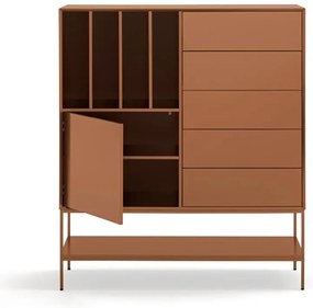 Шкафче в тухлен цвят 120x140x45 cm Platt – Teulat