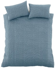 Синьо двойно спално бельо 200x200 cm Tamba Stripe – Pineapple Elephant