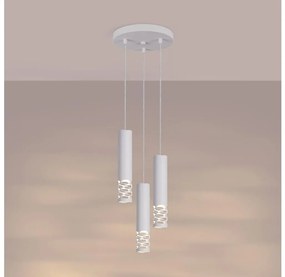 Sollux SL.1694 - Пендел LIRO 3xGU10/10W/230V бял