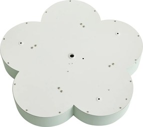 Детска таванна лампа зелена с бяло - Lucille