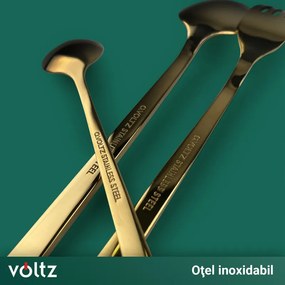 Комплект прибори Voltz V51512AG24, 24 части, Златист