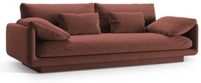 Розов кадифен диван 220 cm Torino – Micadoni
