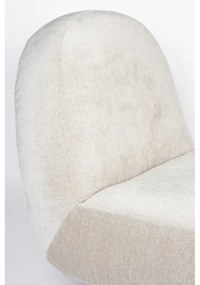 Кремаво кадифено кресло Eden - Zuiver
