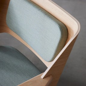Светлозелен дъбов фотьойл Findahl от Hammel Me Tube - Hammel Furniture
