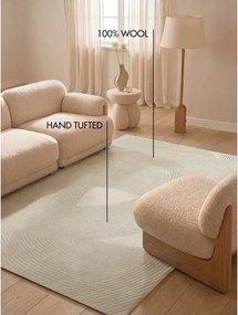 Кремав вълнен килим 200x300 cm Kensington Victoria – Ted Baker