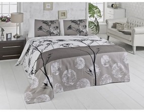 Лека памучна покривка за двойно легло Сива, 200 x 230 cm Belezza - Mijolnir