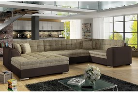 Разтегалелен диван П-образен DARINA, 340x73x190, berlin 03/soft 66, ляв ъгъл