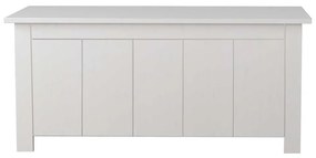 Бяла ракла от масивен бор 100x45 cm Bertram – Støraa