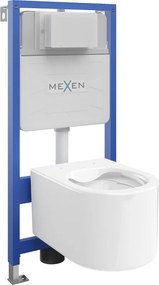 Mexen Sofia скрит комплект WC Fenix Slim с тоалетна чиния, бял гланц - 6103354XX00