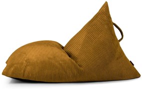 Детски пуф от рипсено кадифе в цвят горчица Razzy – SLOWDOWN