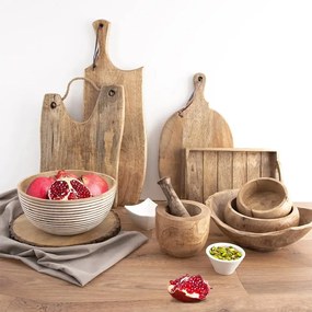 Дървена купа в естествен цвят Mango - Orion