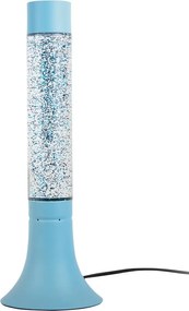 Синя настолна лампа със стъклен абажур (височина 37,5 cm) Astro Glittler – Leitmotiv