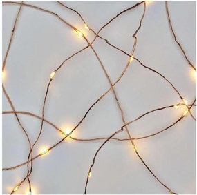 LED гирлянда 20xLED/2,4m топла бяла светлина