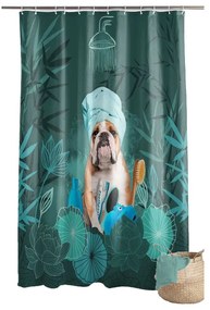 Завеса за душ 180x200 cm Doggy zen – douceur d'intérieur