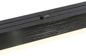 Регулируем висящ лампа черен с димируем LED - Lamba