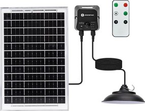 Aigostar - соларна висяща LED лампа на кабел със сензор LED/3,7V 6000 mAh IP65 + ДУ