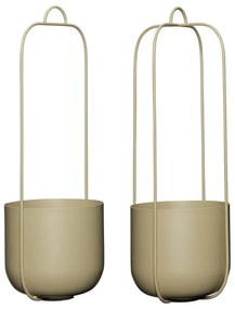 Метални висящи и стенни покрития за кашпи в комплект от 2 бр. ø 16 cm Lotus – Hübsch