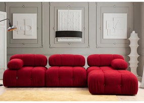 Червен модул на дивана (ляв ъгъл) Bubble – Artie